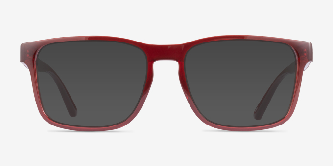 ARNETTE Elbo Transparent Red PlasticEyeglass Frames from EyeBuyDirect, with Tinted Lenses