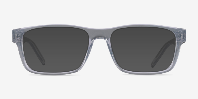 ARNETTE Flamengo Transparent Gray PlasticEyeglass Frames from EyeBuyDirect, with Tinted Lenses