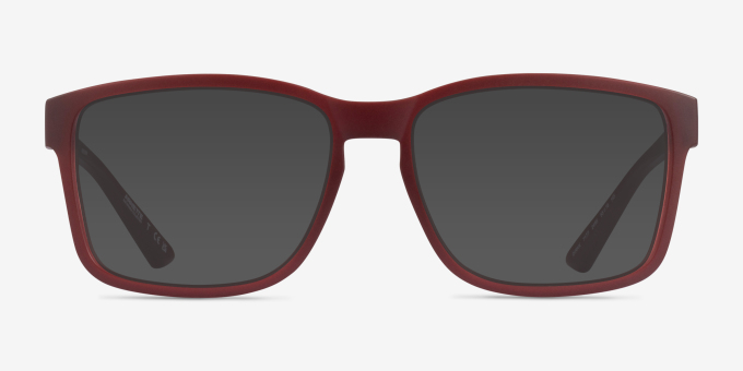 ARNETTE Dirkk Matte Red PlasticEyeglass Frames from EyeBuyDirect, with Tinted Lenses