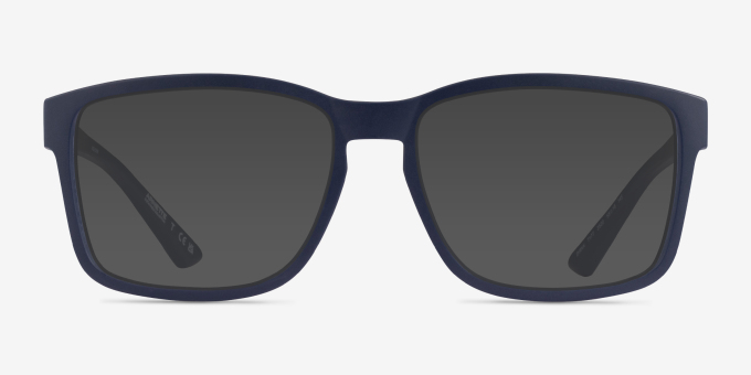 ARNETTE Dirkk Matte Blue PlasticEyeglass Frames from EyeBuyDirect, with Tinted Lenses