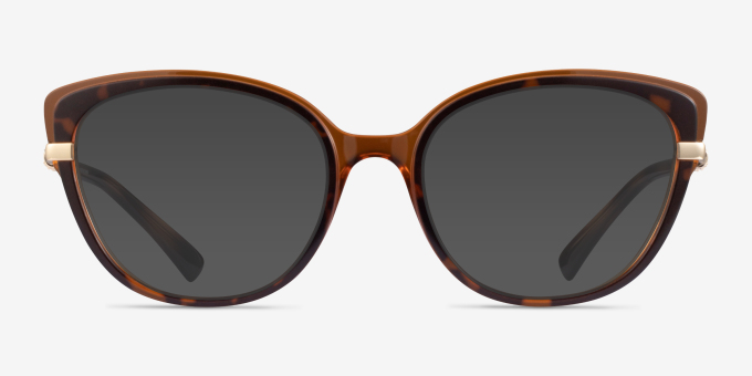 Vogue Eyewear VO5383B Tortoise Light Brown PlasticEyeglass Frames from EyeBuyDirect, with Tinted Lenses