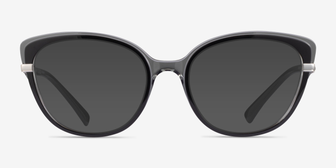 Vogue Eyewear VO5383B Black Gray PlasticEyeglass Frames from EyeBuyDirect, with Tinted Lenses