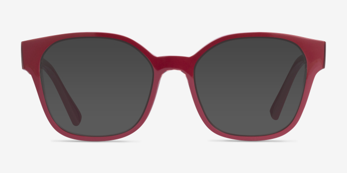 Vogue Eyewear VO5407 Bordeaux Flowers Red PlasticEyeglass Frames from EyeBuyDirect, with Tinted Lenses