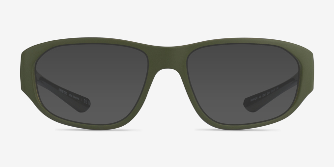 ARNETTE Gamoor Matte Green PlasticEyeglass Frames from EyeBuyDirect, with Tinted Lenses