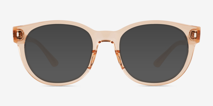 Ray-Ban RB7227 Clear Brown PlasticEyeglass Frames from EyeBuyDirect, with Tinted Lenses