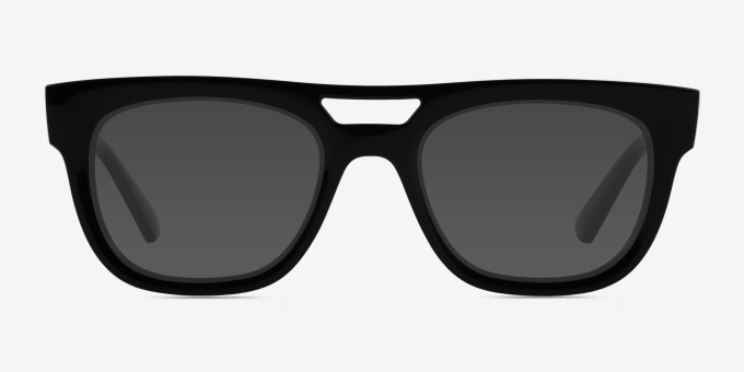 Ray-Ban RB7226 Phil Black PlasticEyeglass Frames from EyeBuyDirect, with Tinted Lenses