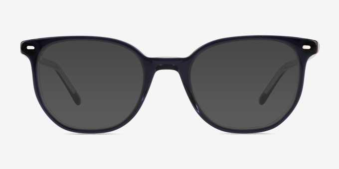 Ray-Ban RB5397 Elliot Transparent Dark Blue AcétateMontures de lunettes de vue d'EyeBuyDirect, Avec des Verres Teintés