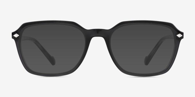 Vogue Eyewear VO5532 Transparent Dark Gray PlasticEyeglass Frames from EyeBuyDirect, with Tinted Lenses