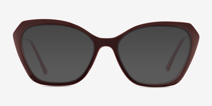 Vogue Eyewear VO5522 Red Purple PlasticEyeglass Frames from EyeBuyDirect, with Tinted Lenses