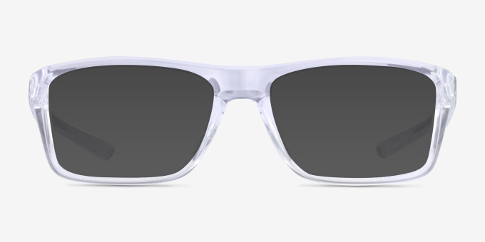 Oakley Rafter Polished Clear PlasticEyeglass Frames from EyeBuyDirect, with Tinted Lenses