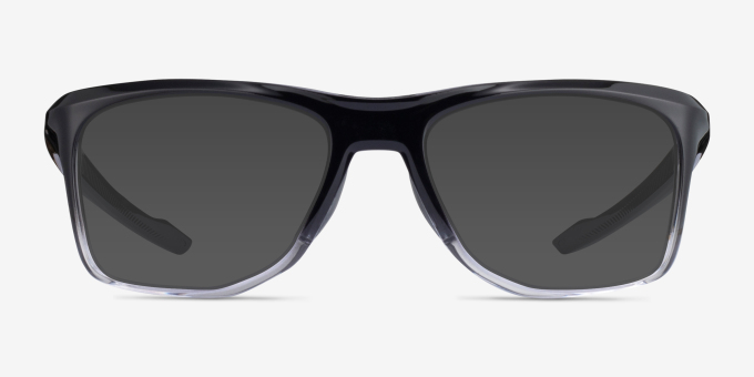 Oakley Knolls Polished Black PlasticEyeglass Frames from EyeBuyDirect, with Tinted Lenses