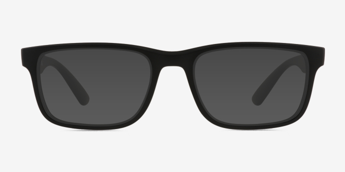 Ray-Ban RB7232M Matte Black PlasticEyeglass Frames from EyeBuyDirect, with Tinted Lenses