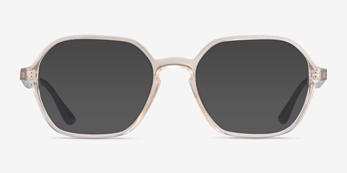 Ray-Ban RB4361V Clear Brown PlasticEyeglass Frames from EyeBuyDirect, with Tinted Lenses