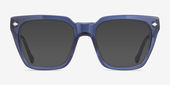 Vogue Eyewear VO5371 Transparent Blue AcetateEyeglass Frames from EyeBuyDirect, with Tinted Lenses