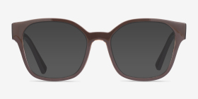 Vogue Eyewear VO5407 Brown Floral Plastique Montures de lunettes de vue d'EyeBuyDirect, with Tinted Lenses