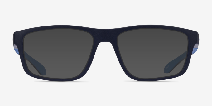 ARNETTE Laflor Matte Dark Blue PlasticEyeglass Frames from EyeBuyDirect, with Tinted Lenses