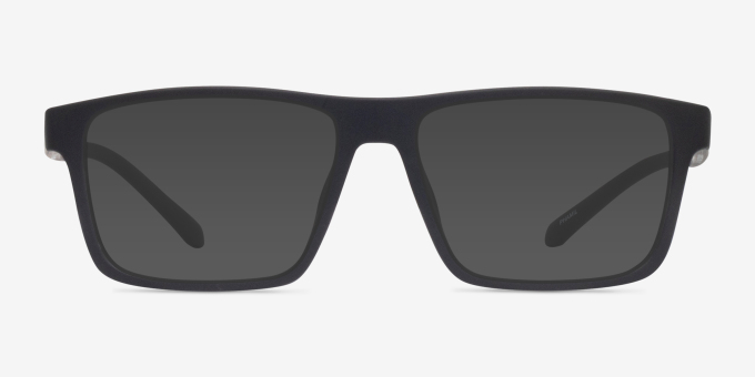 ARNETTE Phamil Matte Black PlasticEyeglass Frames from EyeBuyDirect, with Tinted Lenses