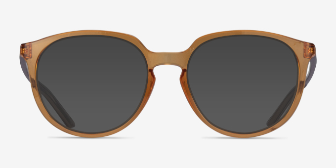 Oakley Bmng Orange PlasticEyeglass Frames from EyeBuyDirect, with Tinted Lenses