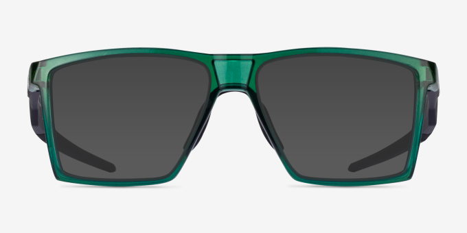 Oakley Futurity Clear Green PlasticEyeglass Frames from EyeBuyDirect, with Tinted Lenses