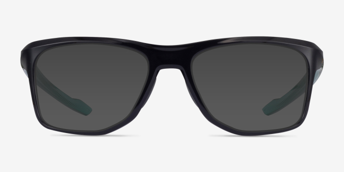 Oakley Knolls Black PlasticEyeglass Frames from EyeBuyDirect, with Tinted Lenses