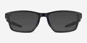 Oakley Metalink Matte Black Plastique Montures de lunettes de vue d'EyeBuyDirect, with Tinted Lenses