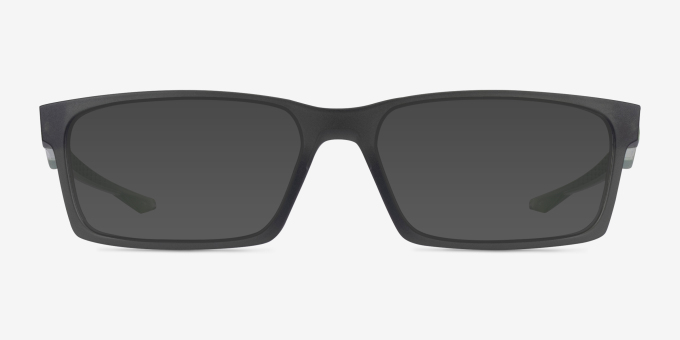 Oakley Overhead Matte Black PlasticEyeglass Frames from EyeBuyDirect, with Tinted Lenses
