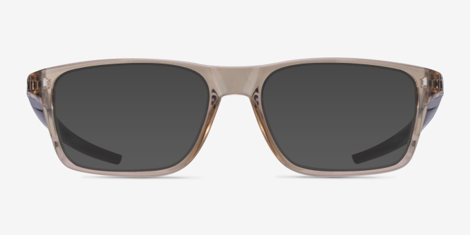 Oakley Port Bow Brown PlasticEyeglass Frames from EyeBuyDirect, with Tinted Lenses