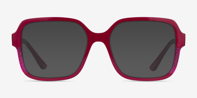 Vogue Eyewear VO5555 Cherry Red PlasticEyeglass Frames from EyeBuyDirect, with Tinted Lenses