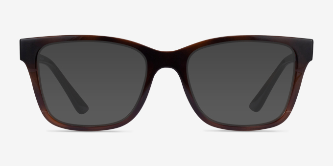 Vogue Eyewear VO5556 Brown Tortoise PlasticEyeglass Frames from EyeBuyDirect, with Tinted Lenses
