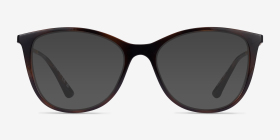 Vogue Eyewear VO5562 Écaille Noire Plastique Montures de lunettes de vue d'EyeBuyDirect, with Tinted Lenses