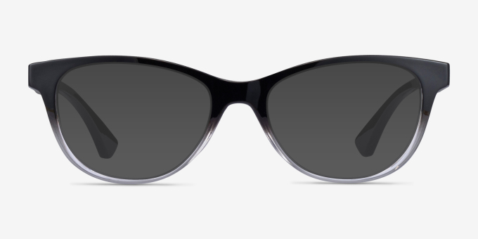 Oakley Plungeline TM Black PlasticEyeglass Frames from EyeBuyDirect, with Tinted Lenses