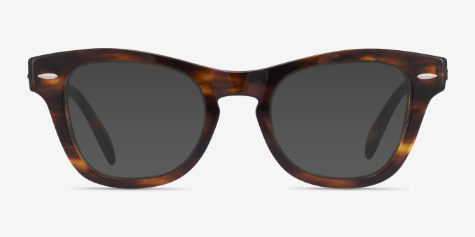 Ray-Ban RB0707V Clear Tortoise PlasticEyeglass Frames from EyeBuyDirect, with Tinted Lenses