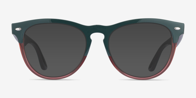 Ray-Ban RB4471V Iris Green Red PlasticEyeglass Frames from EyeBuyDirect, with Tinted Lenses