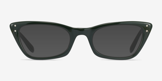 Ray-Ban RB5499 Lady Burbank Shiny Green AcetateEyeglass Frames from EyeBuyDirect, with Tinted Lenses
