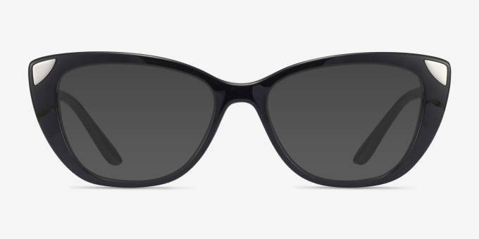 Vogue Eyewear VO5455 Shiny Black PlasticEyeglass Frames from EyeBuyDirect, with Tinted Lenses