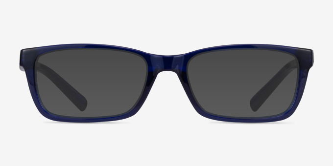 Armani Exchange AX3007 Shiny Transparent Blue PlasticEyeglass Frames from EyeBuyDirect, with Tinted Lenses