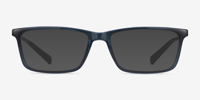 Armani Exchange AX3027 Matte Transparent Blue Alternative MaterialsEyeglass Frames from EyeBuyDirect, with Tinted Lenses