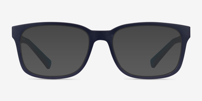 Armani Exchange AX3029 Matte Blue PlasticEyeglass Frames from EyeBuyDirect, with Tinted Lenses