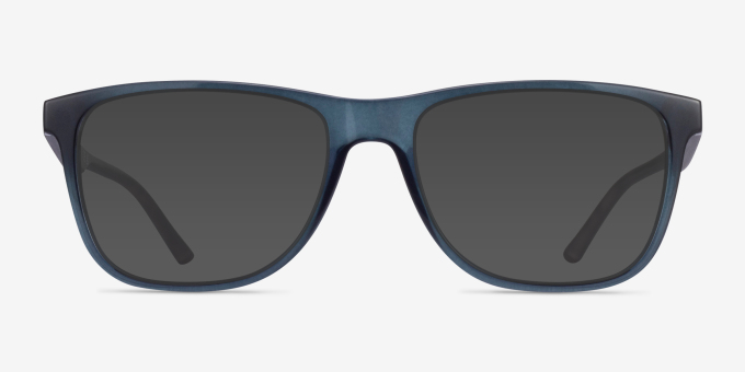 Armani Exchange AX3048 Clear Navy PlasticEyeglass Frames from EyeBuyDirect, with Tinted Lenses