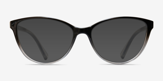 Armani Exchange AX3053 Shiny Black Gray PlasticEyeglass Frames from EyeBuyDirect, with Tinted Lenses
