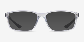 Armani Exchange AX3108U Shiny Crystal Alternative-materials Montures de lunettes de vue d'EyeBuyDirect, with Tinted Lenses