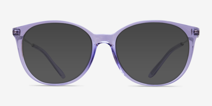 Armani Exchange AX3109 Shiny Transparent Purple Alternative MaterialsEyeglass Frames from EyeBuyDirect, with Tinted Lenses