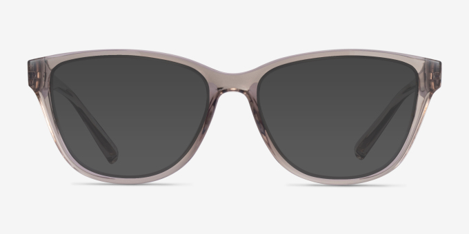 Armani Exchange AX3111U Shiny Transparent Brown Matériaux biosourcésMontures de lunettes de vue d'EyeBuyDirect, Avec des Verres Teintés
