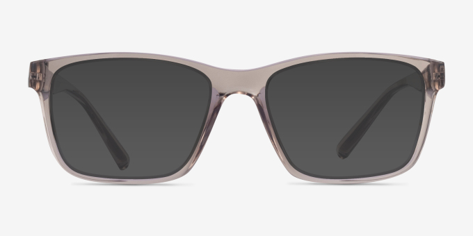 Armani Exchange AX3114 Shiny Transparent Brown Alternative MaterialsEyeglass Frames from EyeBuyDirect, with Tinted Lenses