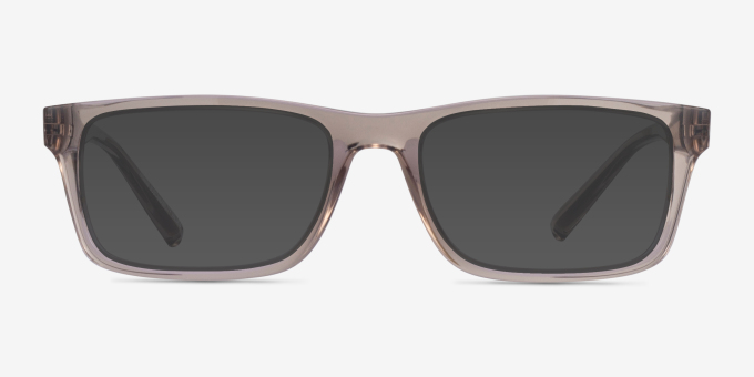 Armani Exchange AX3115 Shiny Transparent Brown Alternative MaterialsEyeglass Frames from EyeBuyDirect, with Tinted Lenses