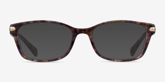 Coach HC6065 Confetti Brown AcetateEyeglass Frames from EyeBuyDirect, with Tinted Lenses