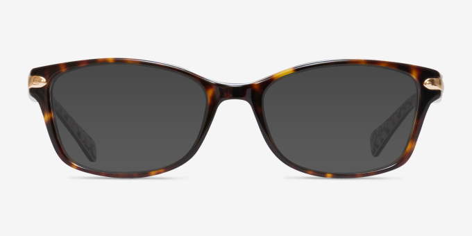 Coach HC6065 Écaille Noire AcétateMontures de lunettes de vue d'EyeBuyDirect, Avec des Verres Teintés