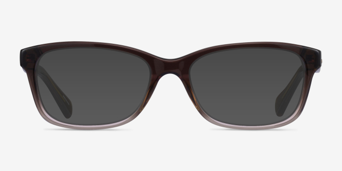 Coach HC6089 Gradient Brown AcétateMontures de lunettes de vue d'EyeBuyDirect, Avec des Verres Teintés