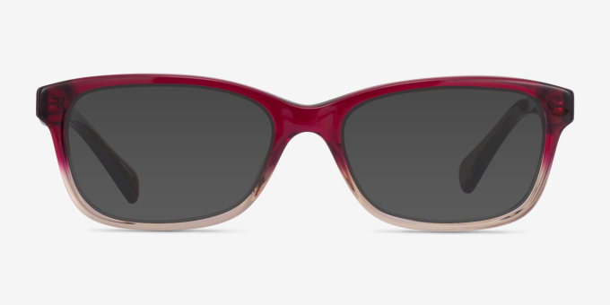 Coach HC6089 Gradient Red AcétateMontures de lunettes de vue d'EyeBuyDirect, Avec des Verres Teintés