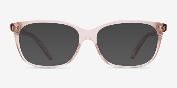 Coach HC6139U Transparent Pink AcetateEyeglass Frames from EyeBuyDirect, with Tinted Lenses